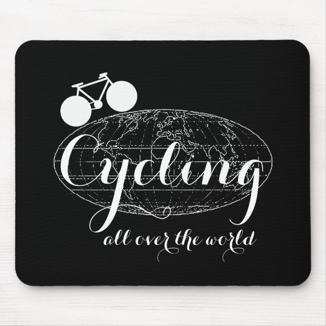 cyklisk cykelcykcykelledning musmatta (Framsidan)