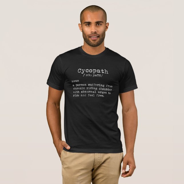 Cykliska cykliska cykliska cykliska cykliska cykli t shirt (Hel framsida)