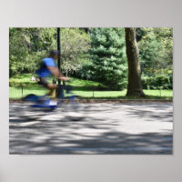 Cykliskt cykelfoto i New York City Central Park Cy