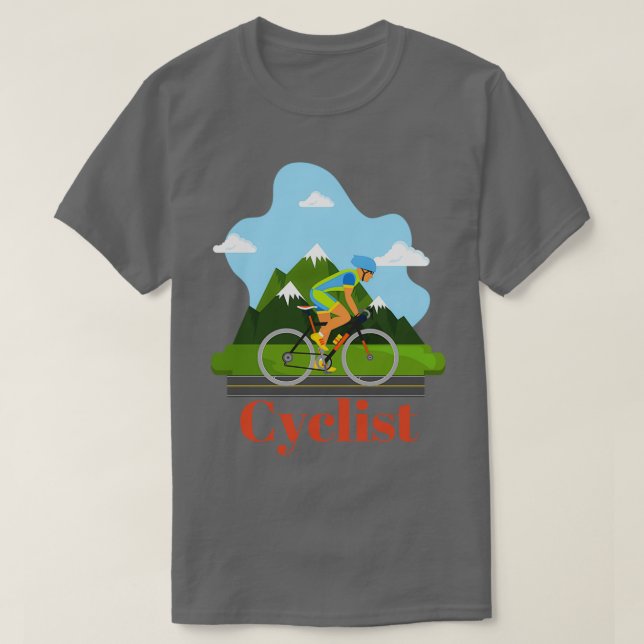 Cyklist (2) t shirt (Design framsida)