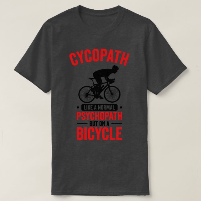 Cyklist Bicycle Mountain Cycling Riders Cyclist Cy T Shirt (Design framsida)
