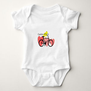 cyklist-CHICK—Biking, Bicycle Enthusiast-presenter T-shirt