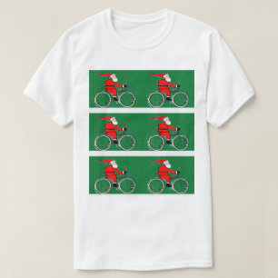Cyklist cyklar julcykling t shirt