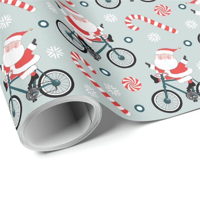Cyklist Cykling Semester Present Presentpapper (Rullad Hörn)