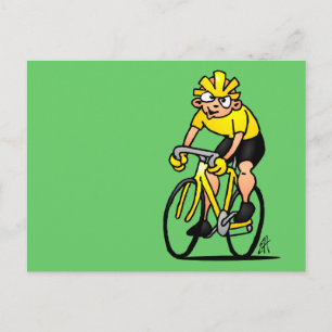Cyklist - cykling vykort