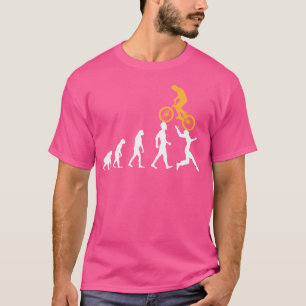 Cyklist för roligt Evolution Bmx T Shirt