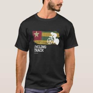 Cyklist för Tävla av hastigheter för Spåra cykling T Shirt