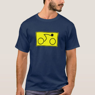 Cyklist (gult) t-shirt