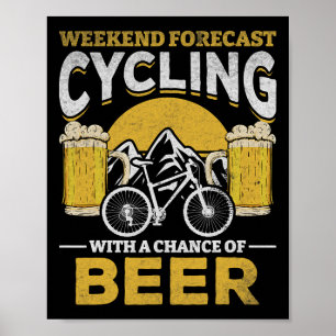 Cyklist Helgprognos Cykling Med En Chans O Poster