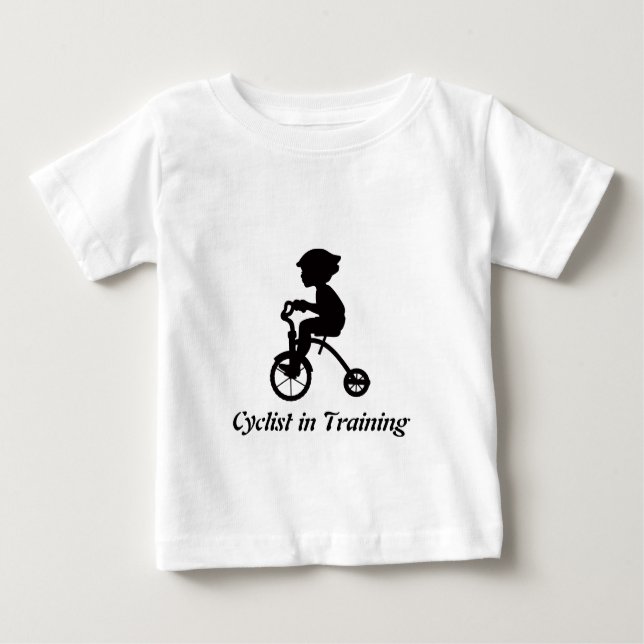 Cyklist i utbildning t-shirt (Framsida)