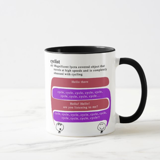cyklist mugg (Höger)