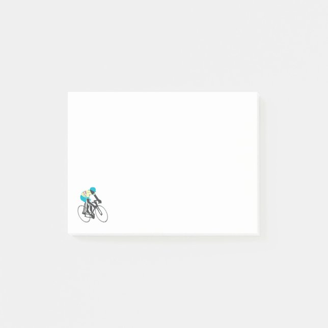 Cyklist nr 2 post-it block (Framsida)