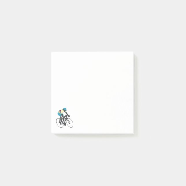 Cyklist nr 3 post-it block (Framsida)