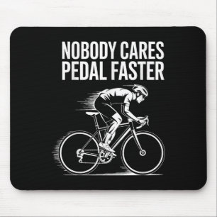 Cyklist offertutformning Motiv design Ingen tar me Musmatta