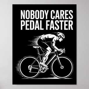Cyklist offertutformning Motiv design Ingen tar me Poster