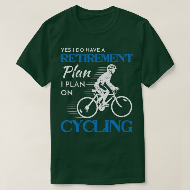 Cyklist Pension-plan Cycling Bicycle Bike Ride T Shirt (Design framsida)