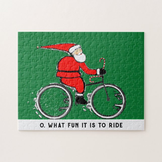 Cyklist Semester Present Pussel (Horisontell)