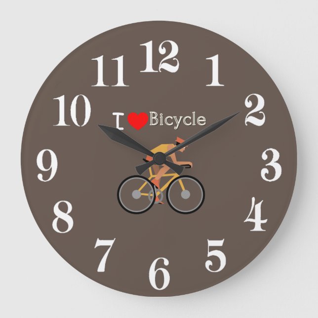 Cyklist  stor klocka (Framsida)