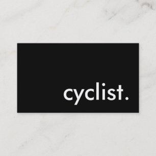 cyklist. visitkort