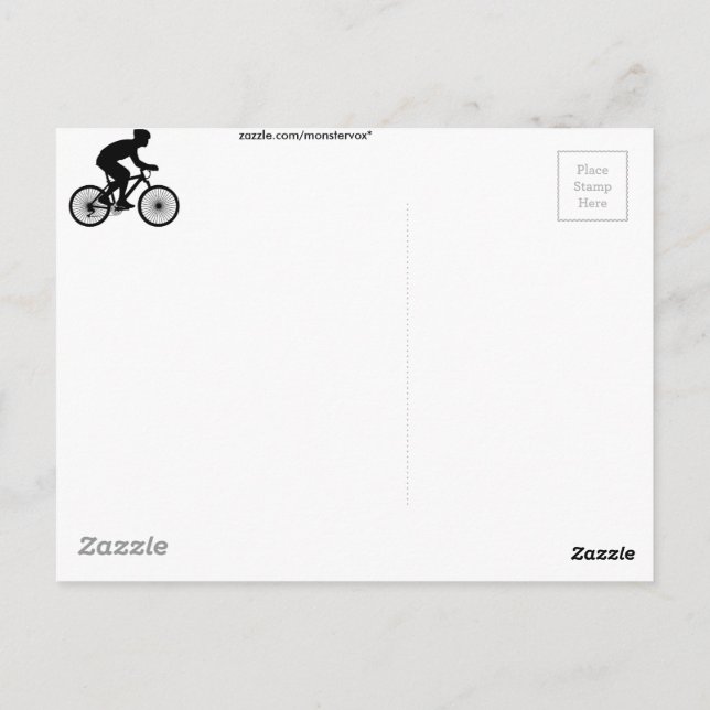 Cyklist Vykort (Baksida)