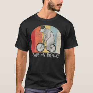 Cyklista Bike Biking Cyclist med ringpärmssegment T Shirt