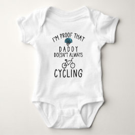 Cyklistbebis | Rolig Cyklande Pappa T Shirt