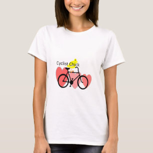 cyklistCHICK--Cykla cykelentusiastgåvor T-shirt