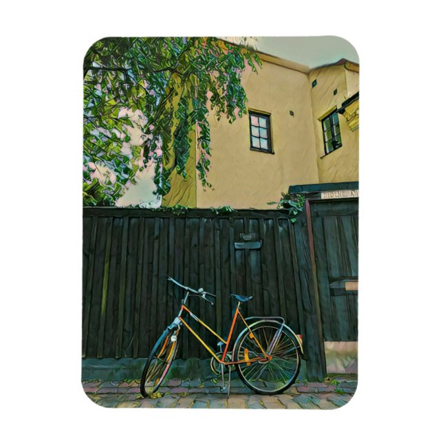 Cyklister ger idéer magnet (Vertikal)