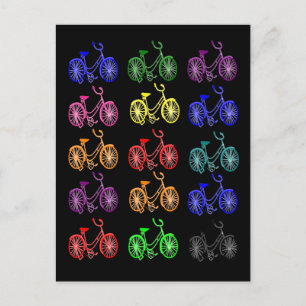 Cyklisterpresenter, Vintage 1950 Cycle Design Vykort