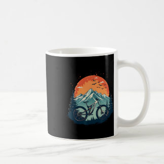 Cyklistillustration Downhill Mountainbike Kaffemugg