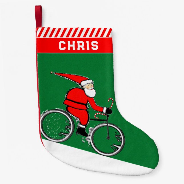 Cyklistjul Liten Julstrumpa (Framsidan)