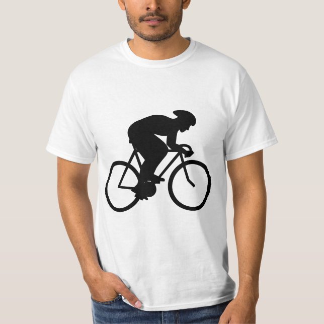 CyklistSilhouette. T-shirt (Framsida)