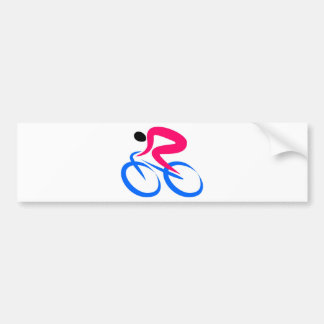 Cyklistsymbol Bildekal