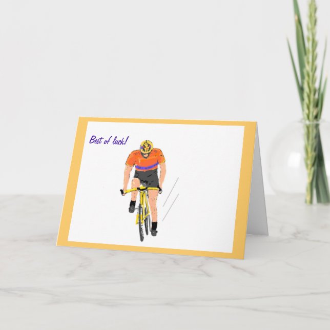 Cyklisttävla Kort (Framsida)