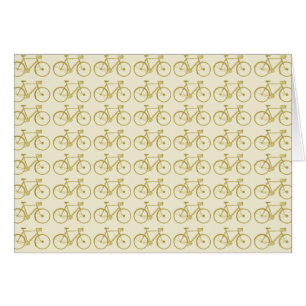 cyklmönster hälsningskort