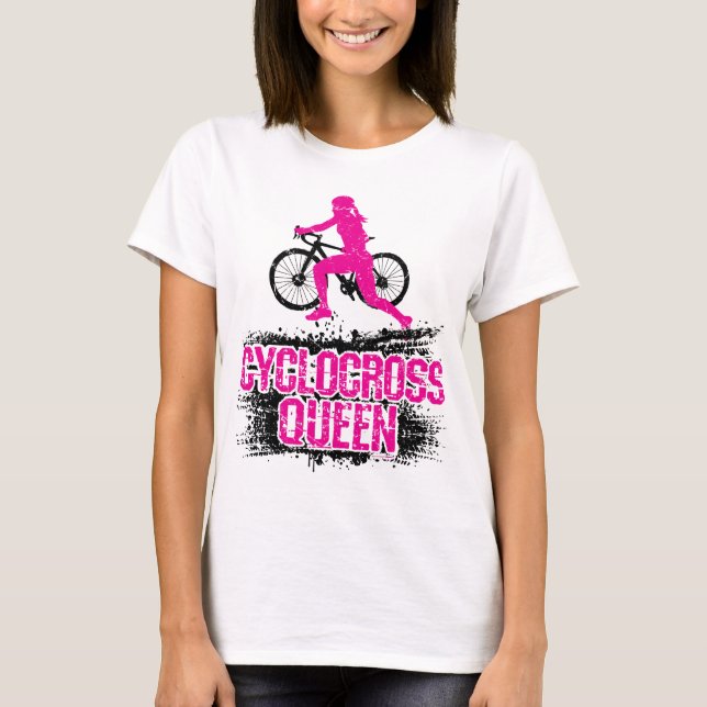 Cyklocross Queen Cyclo-Kor CX Women Bicycle T Shirt (Framsida)