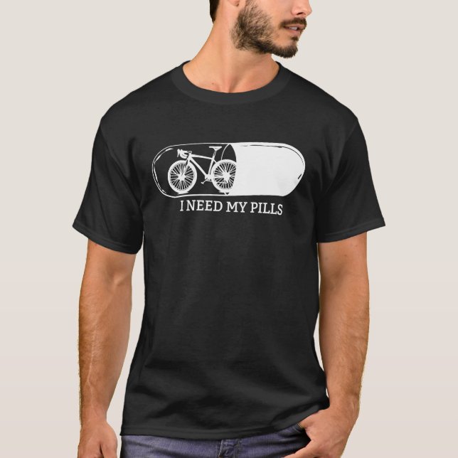 Cyklocross Roadcycle Cyclist Biker I Behöver mina  T Shirt (Framsida)