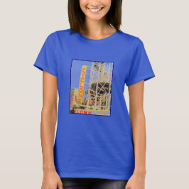 Cyklon Rollercoaster Dam skuldshirt T-shirt