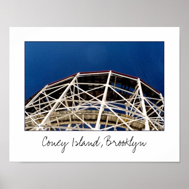 Cyklon Rollercoaster Poster (Framsidan)