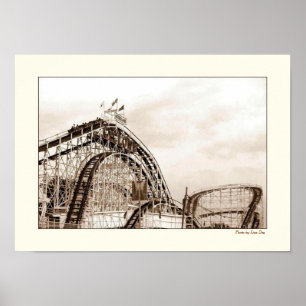 Cyklon Rollercoaster Poster