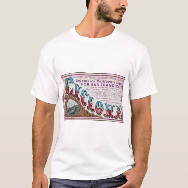 Cyklonavlastare, segling fraktaser 1900 t shirt (Framsida)