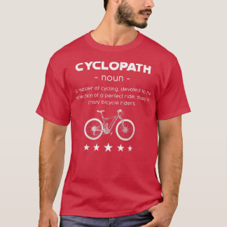 Cyklopath Definition Cyclist Fläkt MTB cykelägare T Shirt