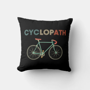 Cyklopath Funny Cycle Cyclist Humor Kudde
