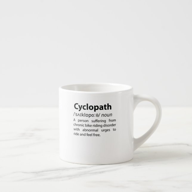 Cyklopath Funny ordlistedefinition Espressomugg (Höger)