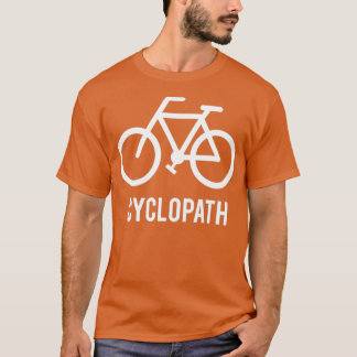 Cyklopath, svart cykel, svart cyklist, svart skjor t shirt