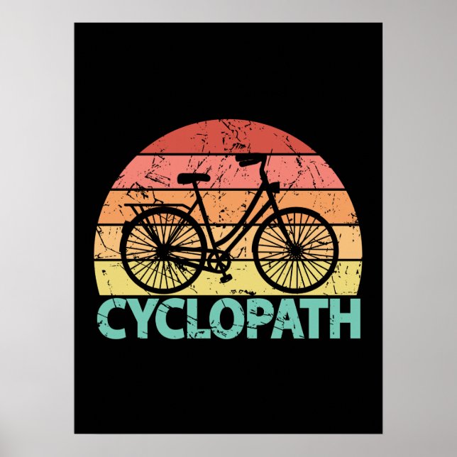 Cyklopath underbart Cycling Bicycle Poster (Framsidan)