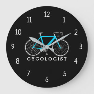 Cykolog Aqua Cycle på svart stort klocka