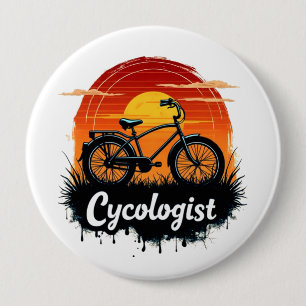 Cykolog Bike Äventyr: Sunset Graphic Tee Knapp