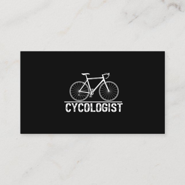 Cykolog Bike Cycling Cyclist Cyclist Cycolog Cycol Visitkort (Framsida)