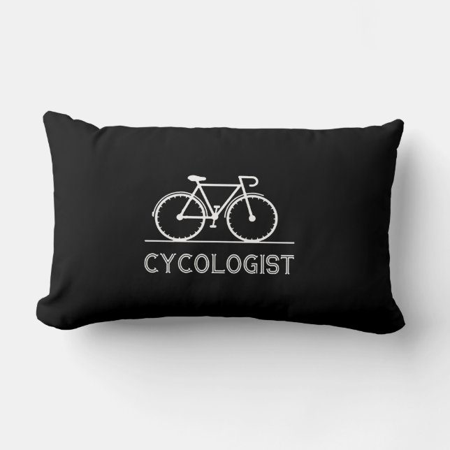 Cykolog Cycle Älskare Gift Cycling Mountain Gift Lumbarkudde (Framsida)